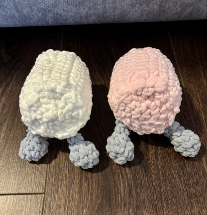 Duo de peluches marshmallow